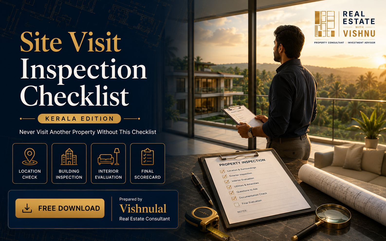Kerala Home Buyer's Site Visit Inspection Checklist